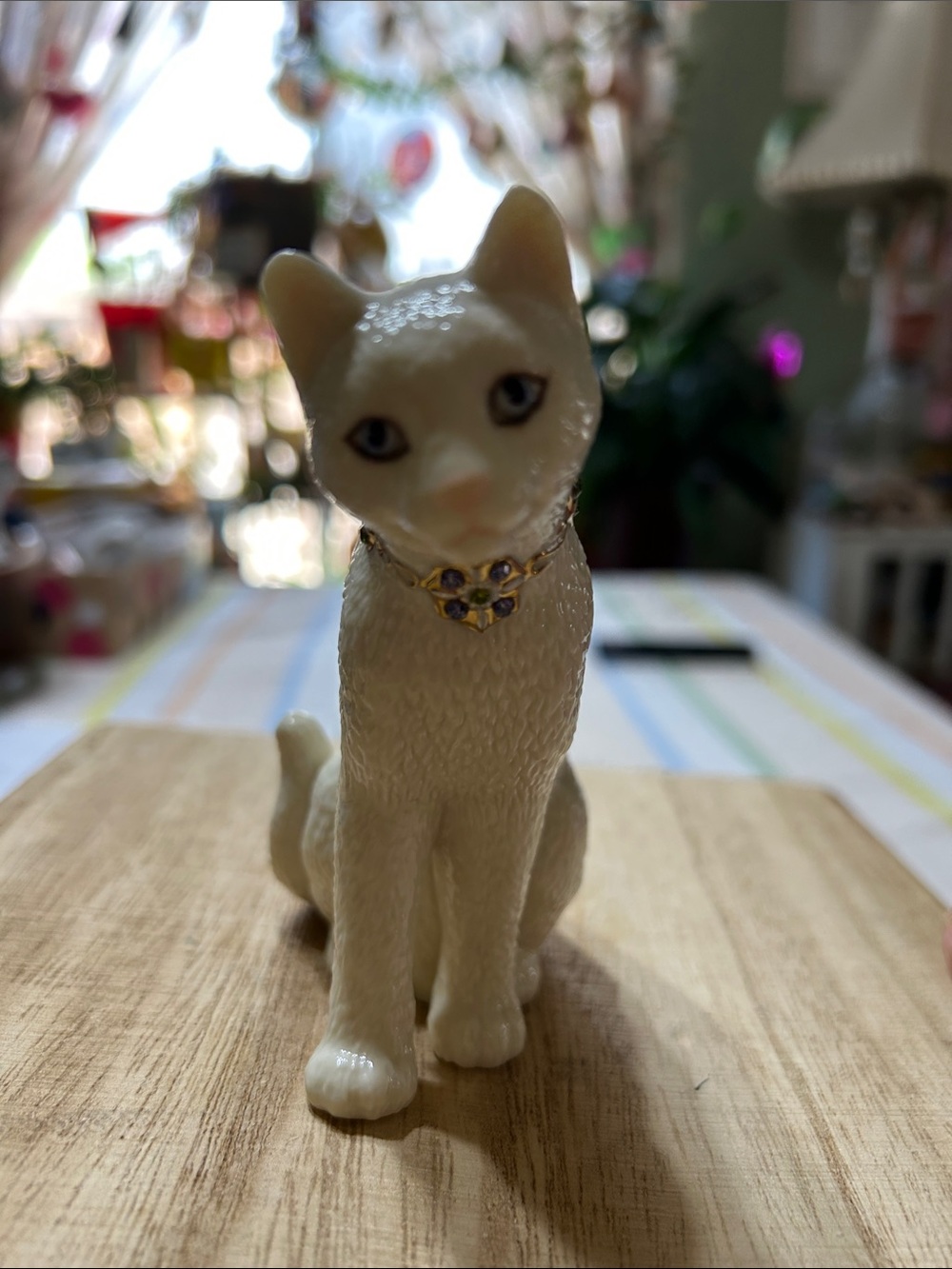 Vintage Lenox Classic Cat Collection “First Kiss” Cat Figurine Retired 1980’s - Picture 8 of 12
